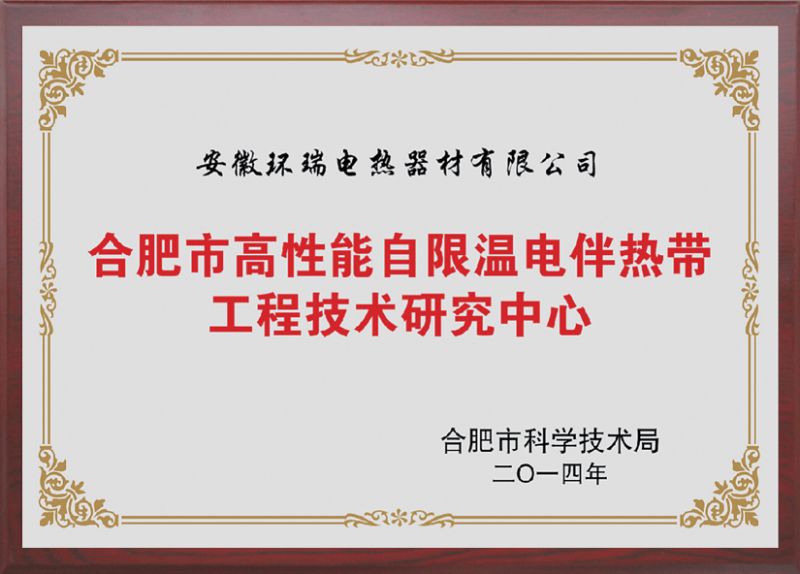 合肥市高性能自限溫電伴熱帶工程技術研究中心